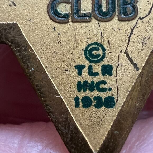 Vintage Bond Bread Lone Ranger Safety Club Badge Pin Signed TLR INC 1938 - Picture 6 of 7